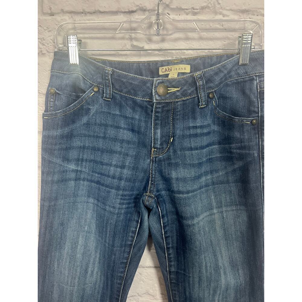 CAbi Bootcut Jeans Style #881L Medium Wash Size 4 - Picture 2 of 7